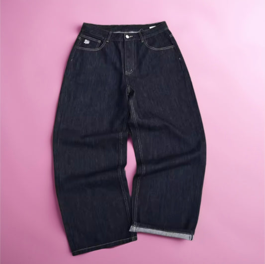 Kanji Signature Jeans – Artistic Street Fashion