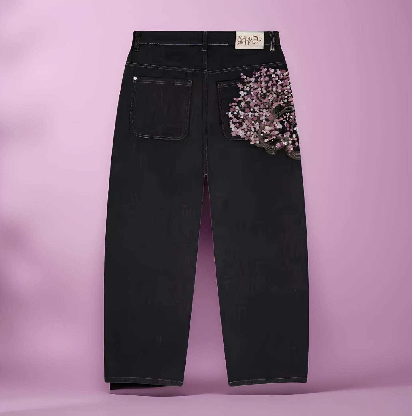 Cherry Blossom Jeans – Japanese Inspired Denim